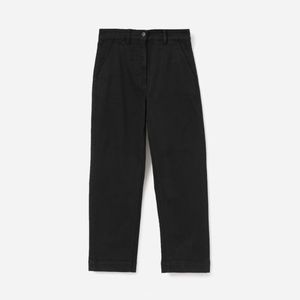 Everlane Straight Leg Crop - Black